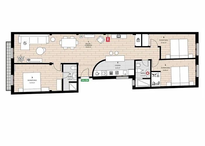 Appartement Casco Viejo Bilbao